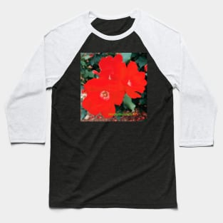 Flower Baseball T-Shirt